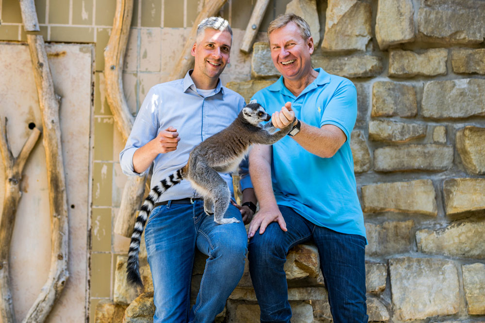 Olaf Sauer (rechts, Geschäftsführer) und Donald Herbel (links, Marketing)